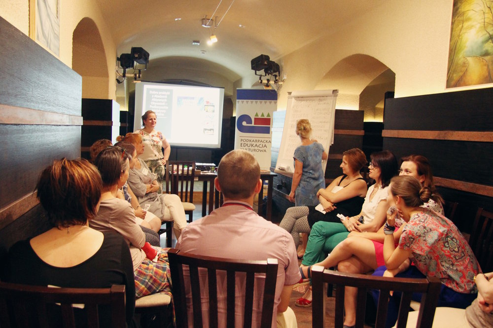  Warsztat „Społeczności lokalne - jak pobudzać do działania?”, prowadząca: Edyta Salnikow, Centrum Kulturalne w Przemyślu, 29 czerwca 