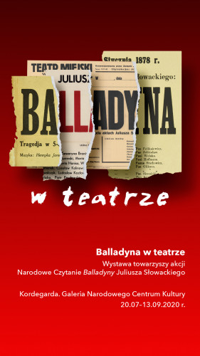 „Balladyna w teatrze”. WYSTAWA
