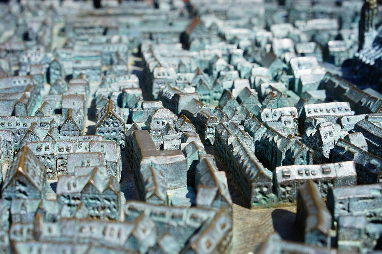 miniatury budynków