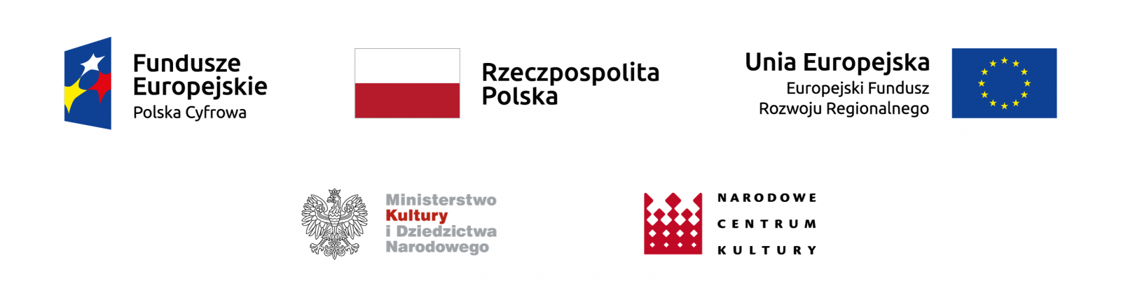 logotypy: Fundusze Europejskie, Rzeczpospolita Polska, Unia Europejska, Ministerstwo Kultury, Dziedzictwa Narodowego i Sportu, Narodowe Centrum Kultury