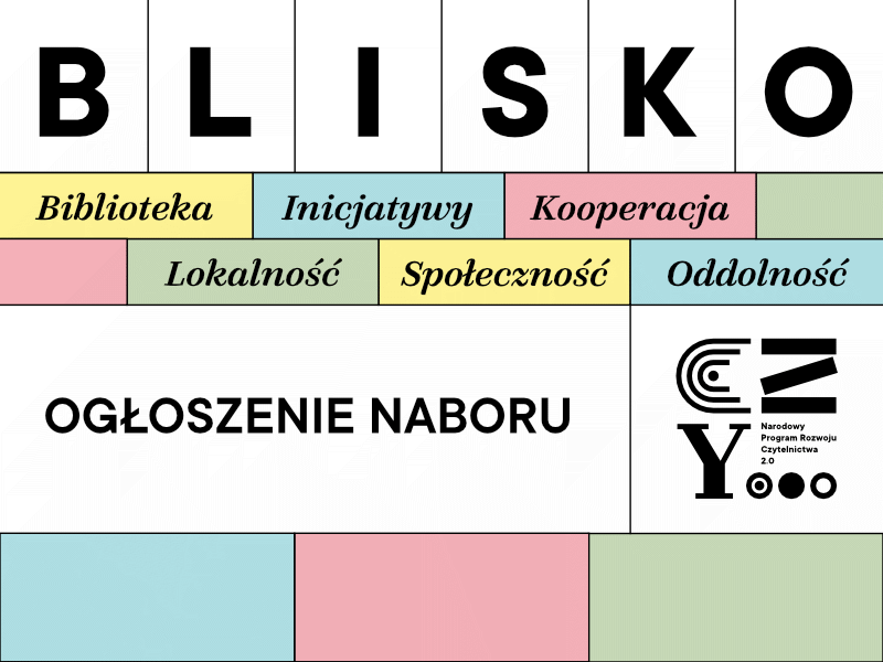 NPRCz 2.0: 5,5 mln zł dla bibliotek po raz trzeci w ramach konkursu BLISKO 