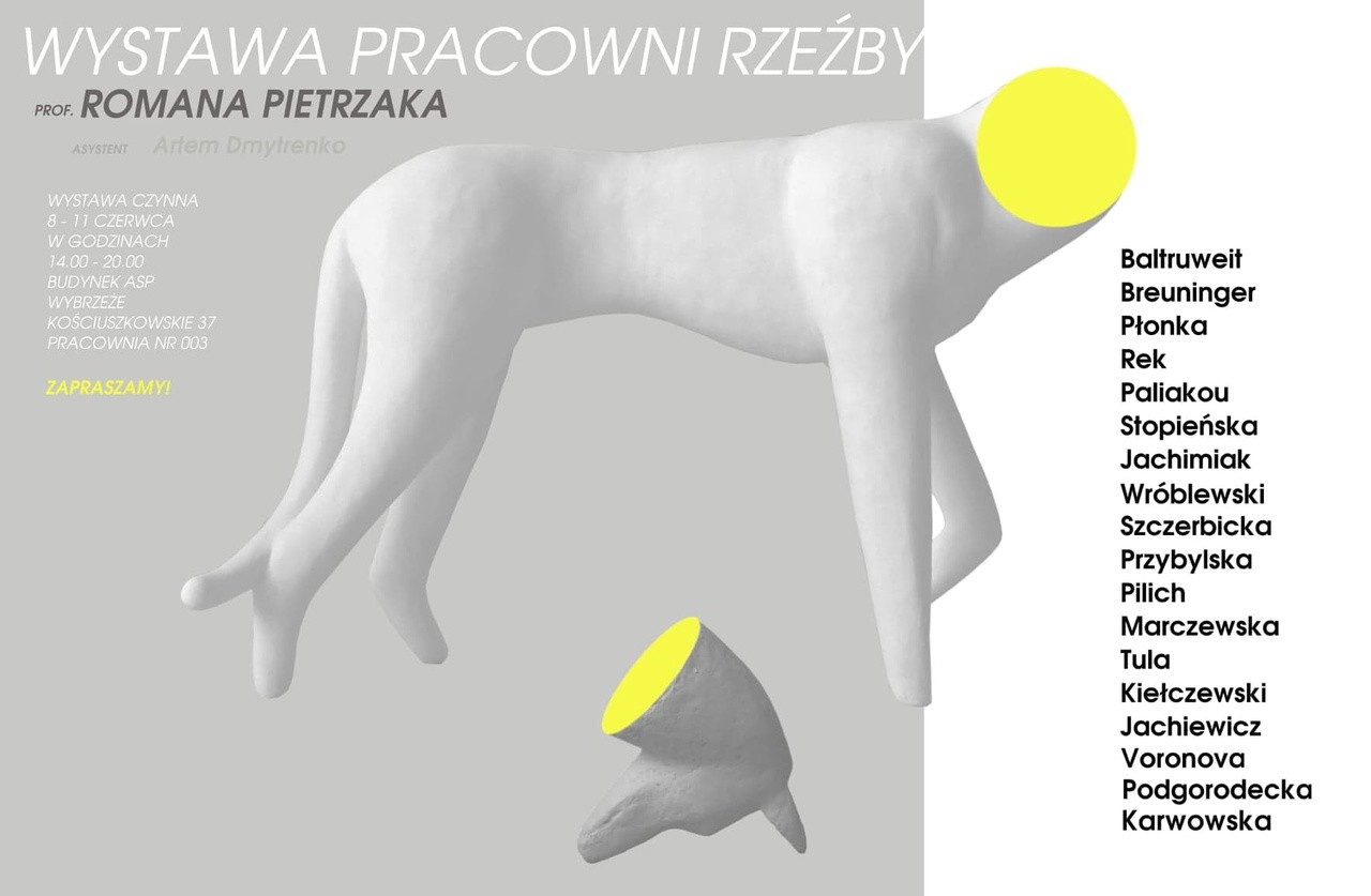 Prace Aleksieja Wróblewskiego na wystawie w warszawskiej ASP