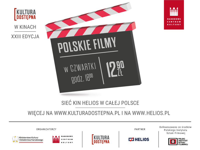 07 września startuje XXIII edycja programu Kultura Dostępna w kinach!